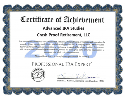 Crash Proof Retirement IRA Training